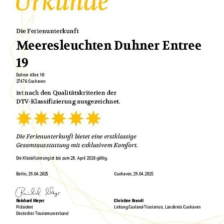 Meeresleuchten Duhner-entree 19 * קושהאבן
