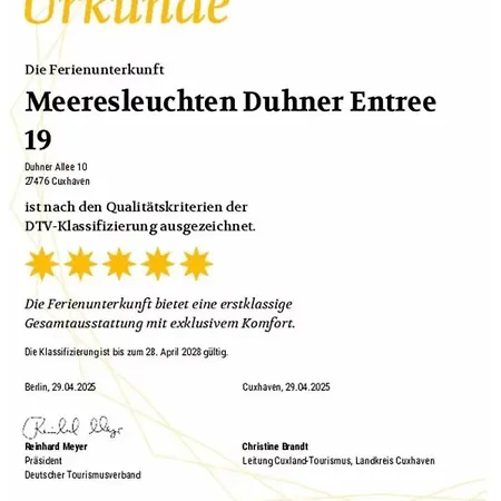 Meeresleuchten Duhner-entree 19 קושהאבן